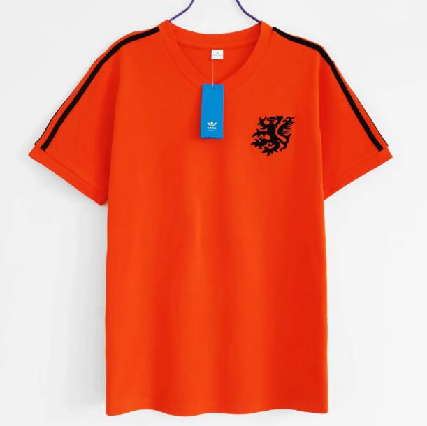 1974 Netherlands Retro Home Kit Soccer Jersey